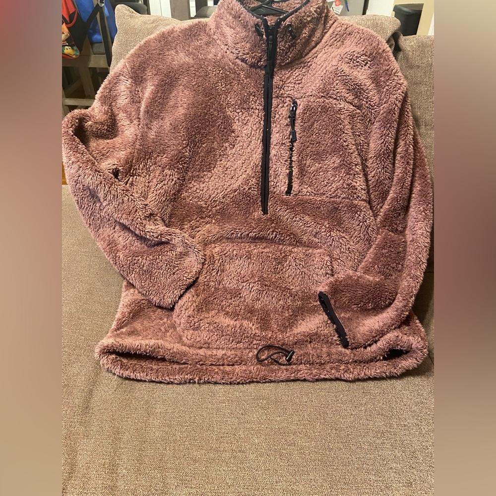 VS PINK 3/4 zip super soft sweater
